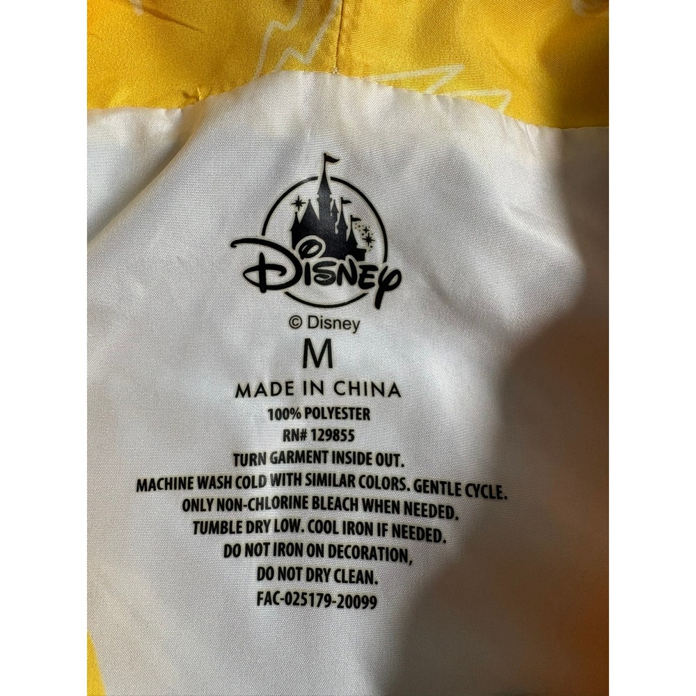 Disney Hercules Windbreaker Jacket Size M Multi Color Pegasus Graphic Full Zip - Picture 6 of 8